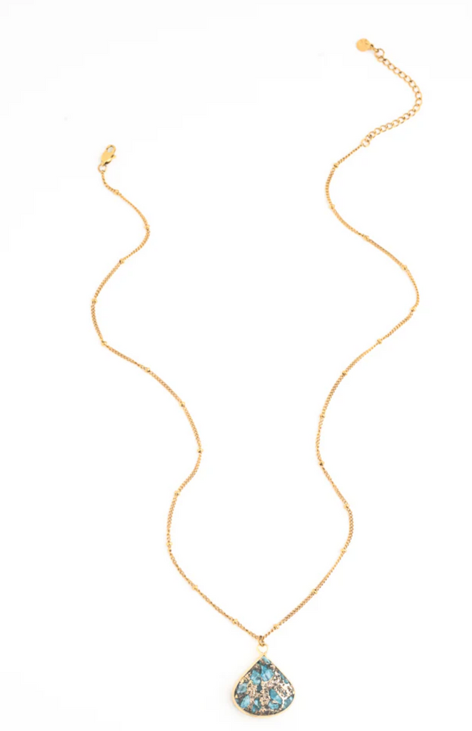 Gold Emperor Stone Necklace - Give Hope and Freedom to Women!