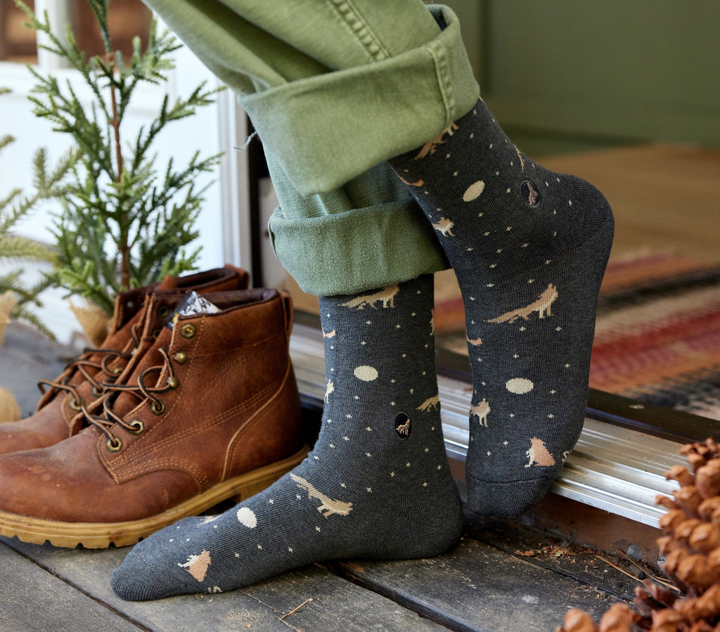 3 Pairs of Organic Socks in Gift Box that helps Protect National Parks