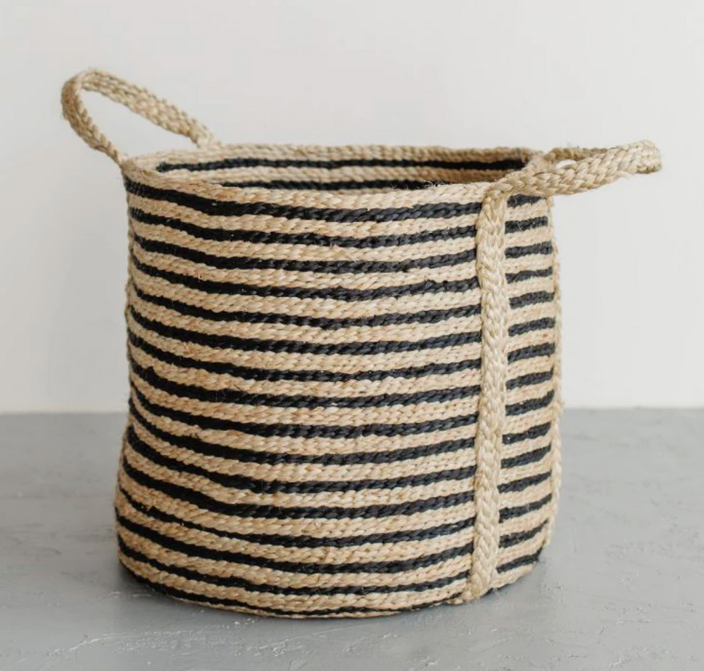 Hand Loomed Jute Laundry & Storage Basket- , Bangladesh, Fair Trade, Eco-friendly