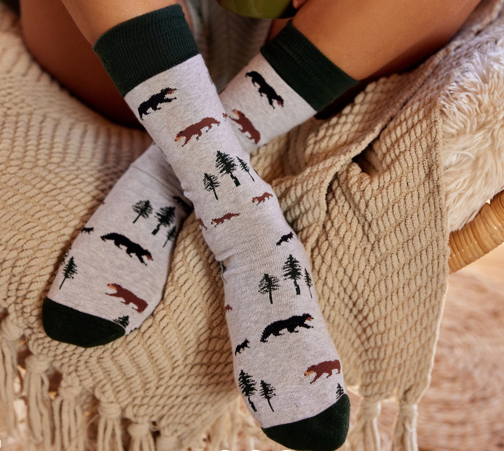 3 Pairs of Organic Socks in Gift Box that helps Protect National Parks