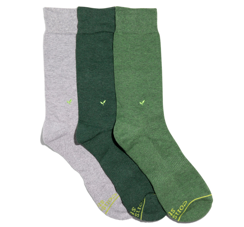 3 Pairs of Organic Fair Trade Socks in a Gift Box that Plant Trees!