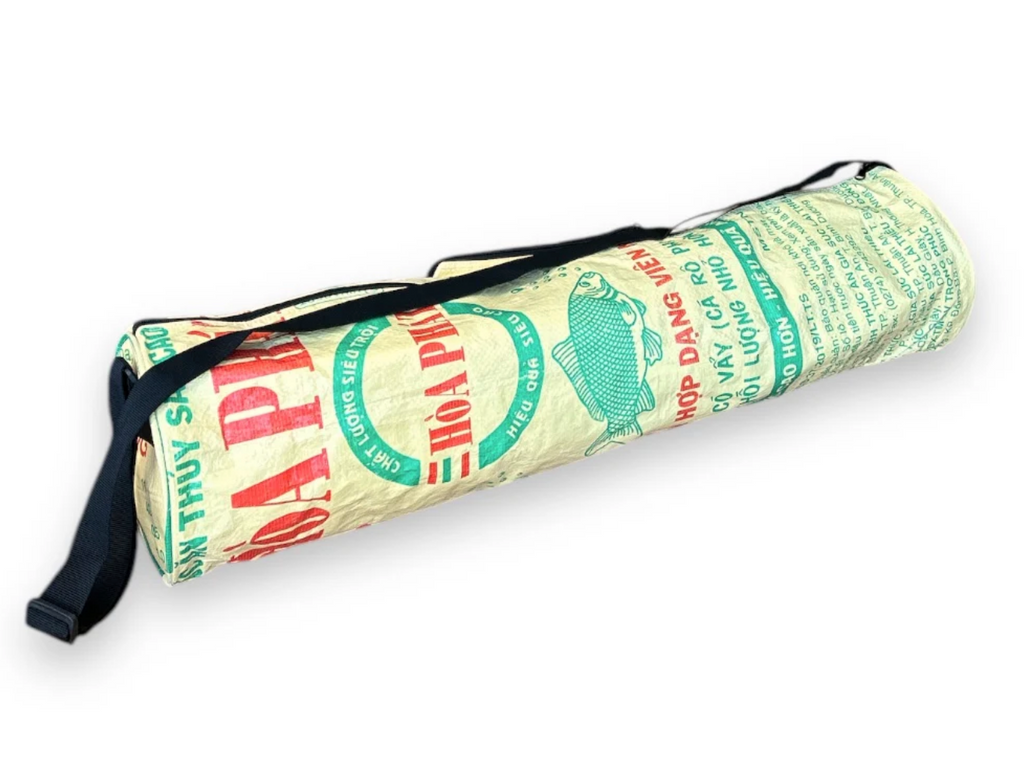 Upcycled Yoga Mat Bag-Helps Save Landfills & Gives Back!