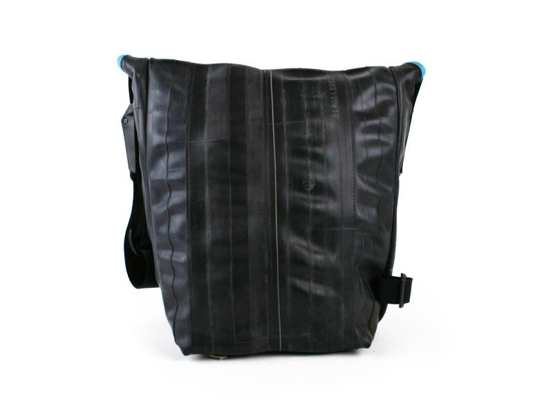 Up-cycled Shoulder Bag- Made in the USA from Bicycle tubes