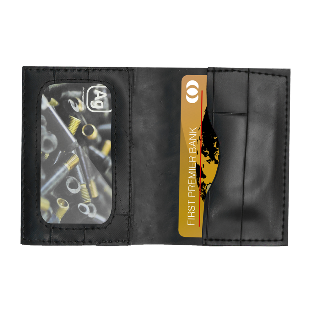 Upcycled Inner Tube Wallet - Eco-Friendly - Made in the USA - Saves Landfill Space!