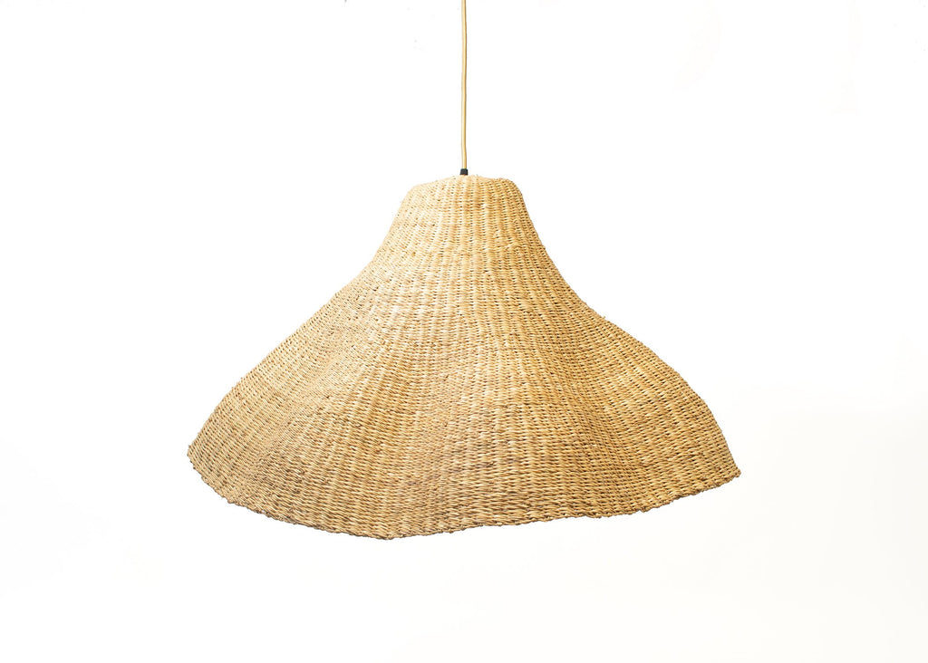Handwoven Grass Lamp Pendant - Fair Trade made in Ghana
