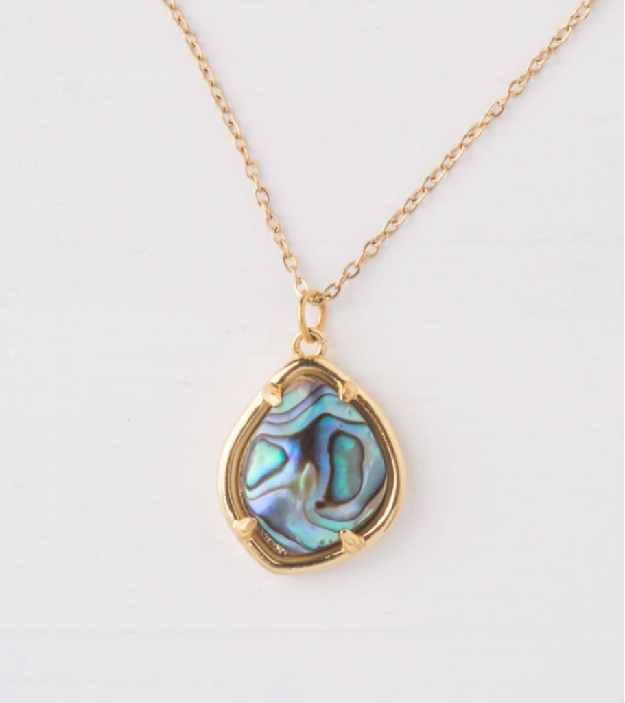 Gold Abalone Shell Necklace- Give Freedom To Girls & Women