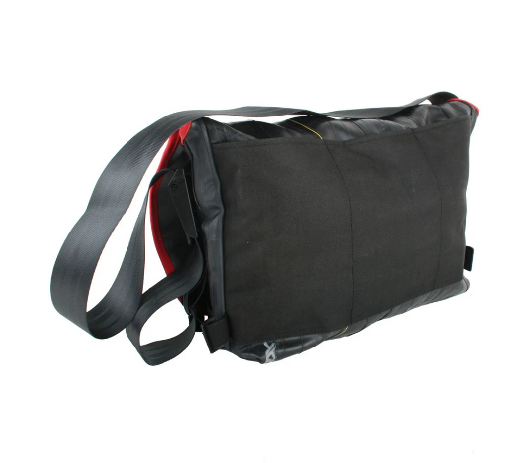 Upcycled Messenger / Laptop Bag, Made in the USA, Saves Landfill Space!
