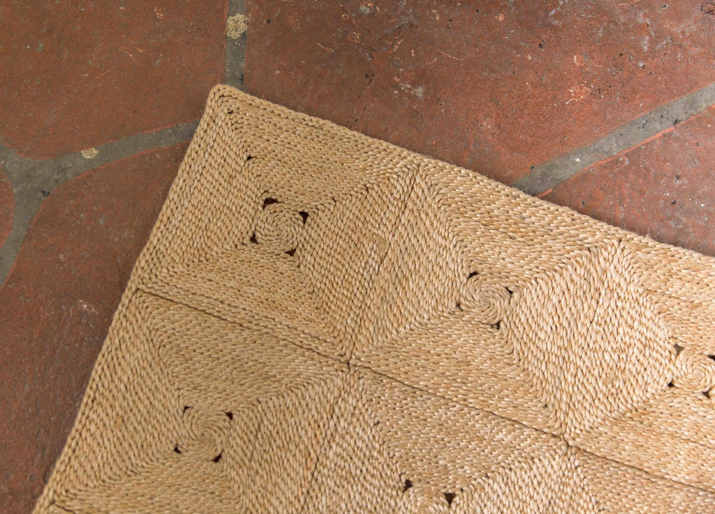 9' x 10' Handmade Jute Runner Rug, Bangladesh, Fair Trade