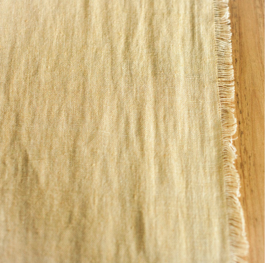 Hand Woven, Stone Washed Linen Table Runner, Eco-Friendly, Fair Trade