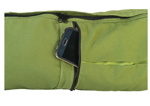 Organic Canvas Yoga Mat Bag -Adjustable Shoulder Strap- Protects chimpanzees!