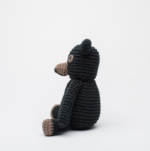 Hand Crocheted Stuffed Animal- Teddy Bear - Helps Break the Cycle of Poverty - Give Back Goods