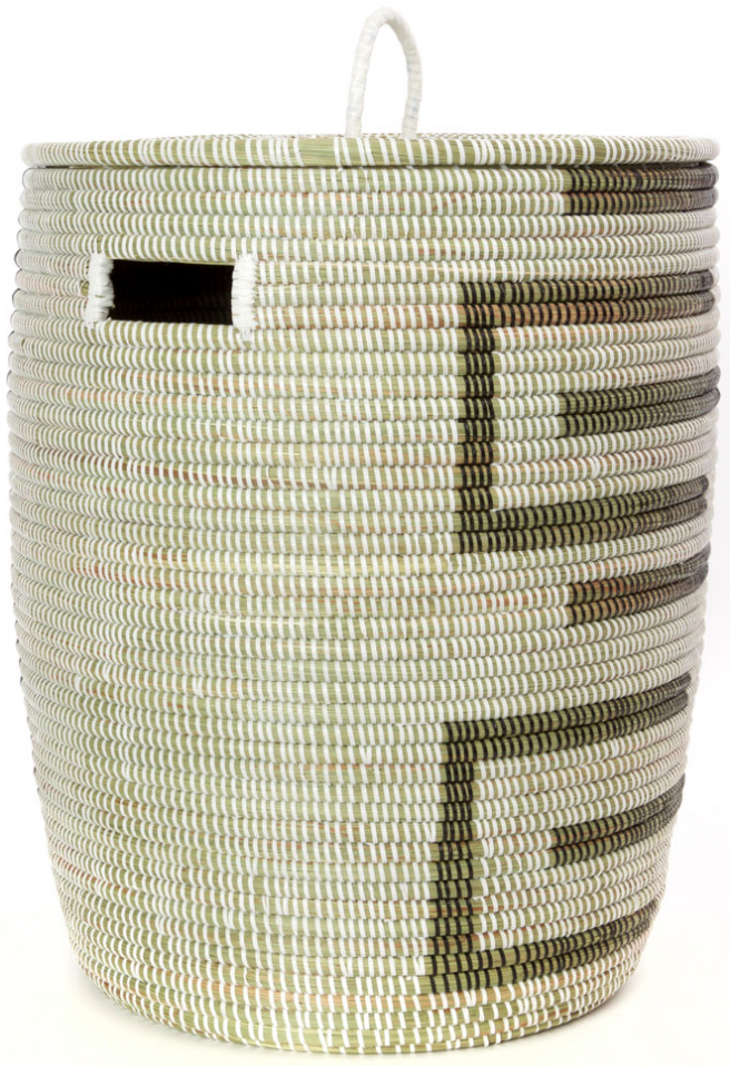 Fair Trade Sahara Hamper Laundry Storage Basket, 3 colors, Eco-Friendly - Give Back Goods