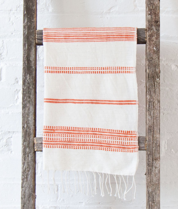Set of 2 Hand Woven Aden Ethiopian Cotton Hand Towels (many colors)- Eco-Friendly, Fair Trade - Give Back Goods
