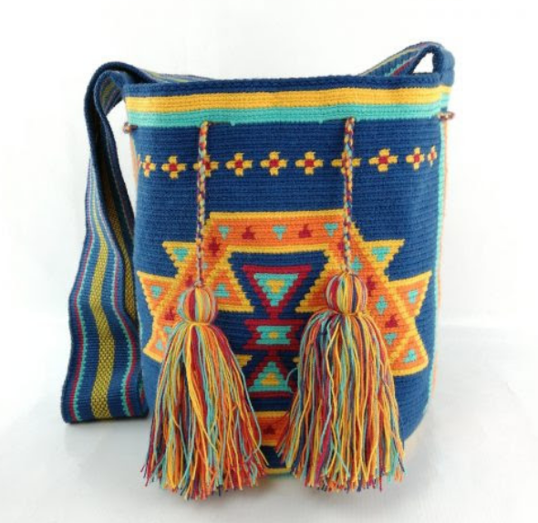 Wayuu Bag, Large, one of a kind, Hand Crafted & Fair Trade - Give Back Goods