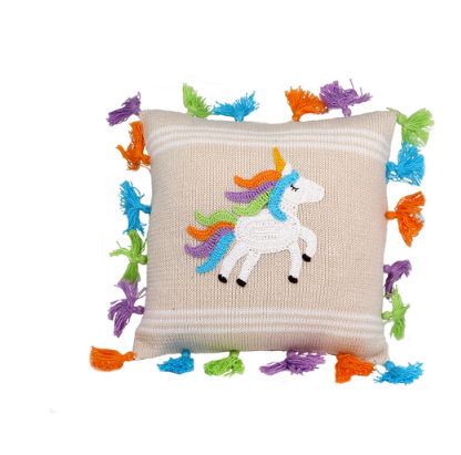 Handmade Baby or Child Unicorn Pillow- Fair Trade - Give Back Goods