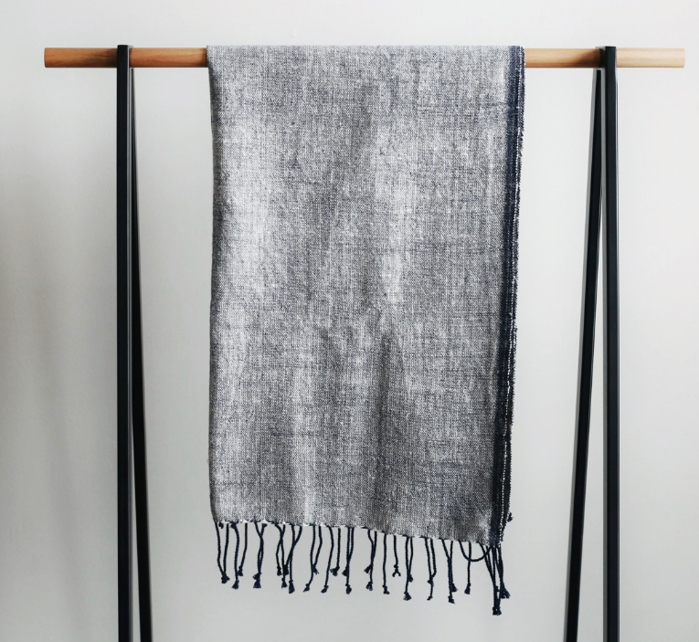 2 Hand Woven Petra Ethiopian Cotton Hand Towels- Eco-Friendly, Fair Trade - Give Back Goods