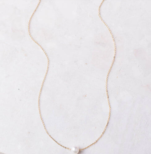 Pearl Necklace (gold or silver), Give freedom & create careers for exploited girls & women! - Give Back Goods