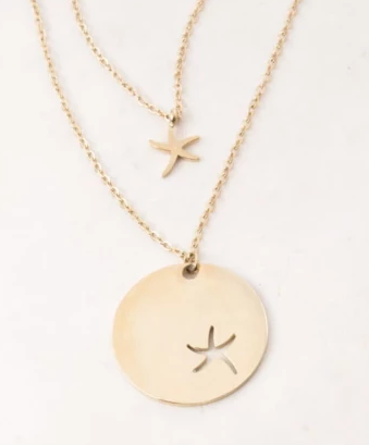 Starfish Necklace Set (gold or Silver)- Gives freedom to exploited women & girls! - Give Back Goods