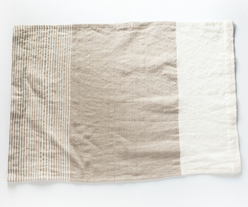Set of 2 Hand Woven Ethiopian Cotton Tea Towels (choose color) Eco Friendly, Fair Trade - Give Back Goods