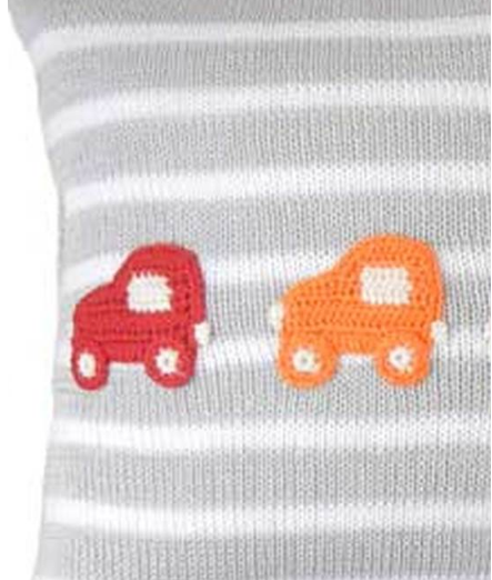 Colorful Cars Baby Toddler Pillow, Handmade, Fair Trade - Give Back Goods