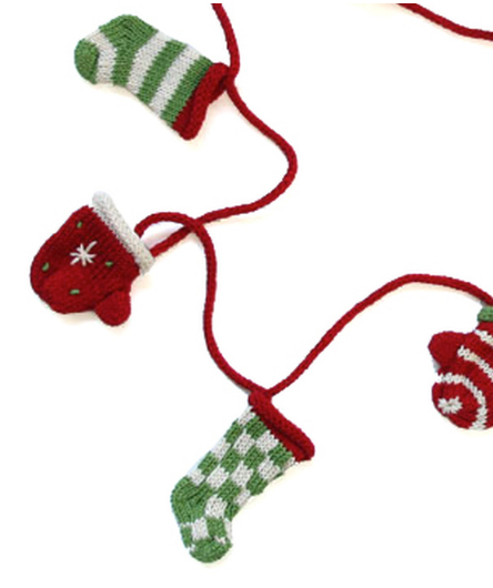 Handmade Garland With Hats & Mittens - Fair Trade - Give Back Goods