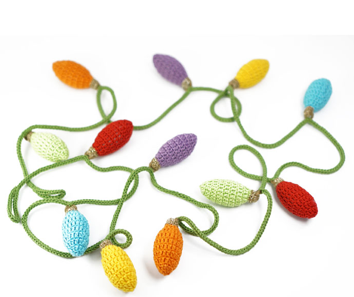 Handmade Garland With Colored Lights - Fair Trade - Give Back Goods