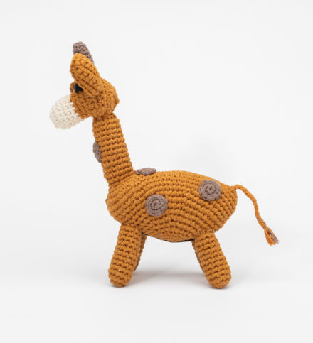 Giraffe Hand Crocheted Stuffed Animal, Fair Trade - Give Back Goods