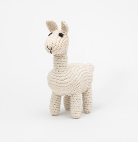 Hand Crocheted Alpaca Stuffed Animal, Fair Trade - Give Back Goods