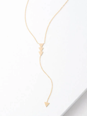 Gold Arrow Drop Necklace, Give freedom to girls & women!