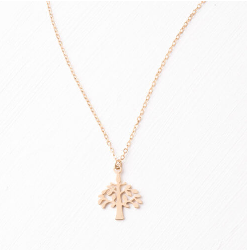 Gold Tree Necklace, Give freedom to girls & women!