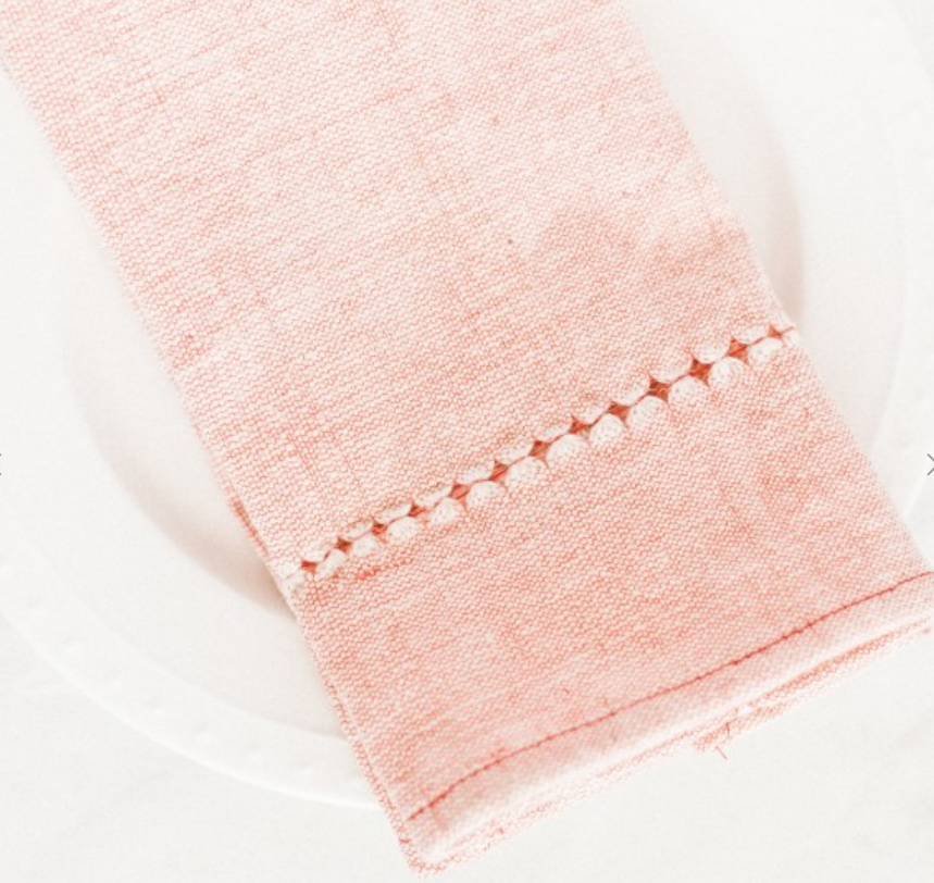 Set of 4 Hand Woven Pulled Dinner Napkins (lots of colors) Eco-Friendly, Fair Trade