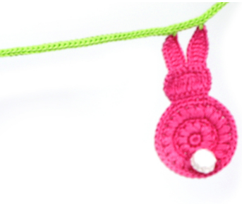 Handmade Bunny Easter Garland, Fair Trade