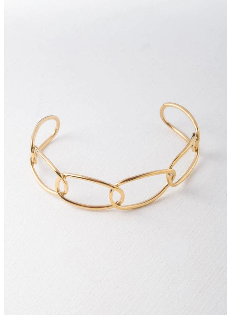 Gold Chain Link Bracelet, Give freedom to exploited girls & women!