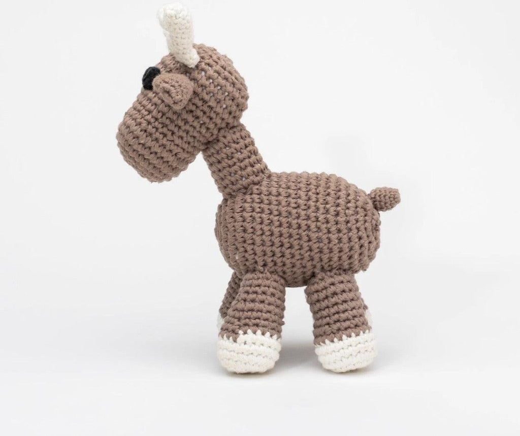 Moose Hand Crocheted Stuffed Animal, Fair Trade