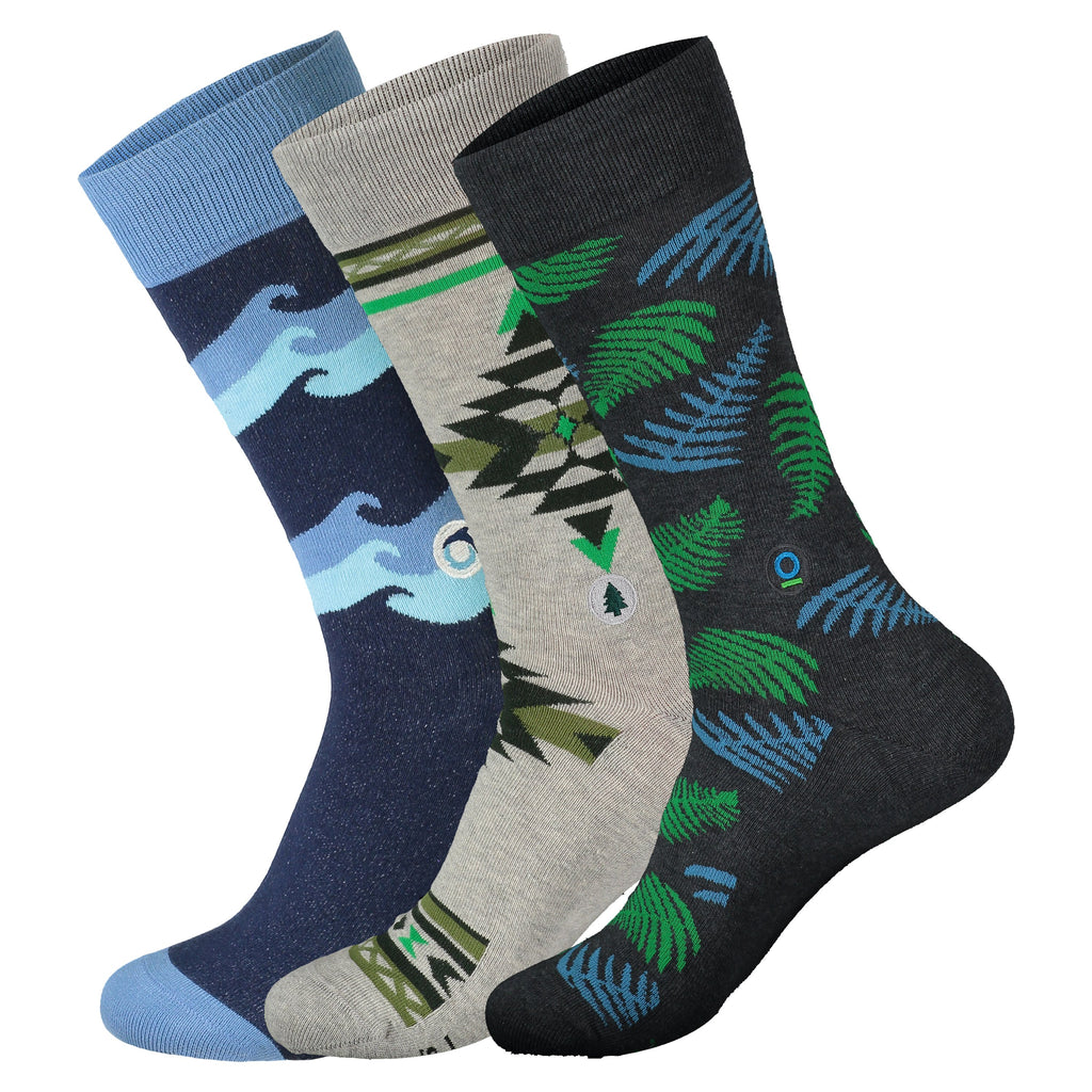 Socks Protect the Planet Gift Box: Protect Oceans, Protect Rainforests, Plant Trees
